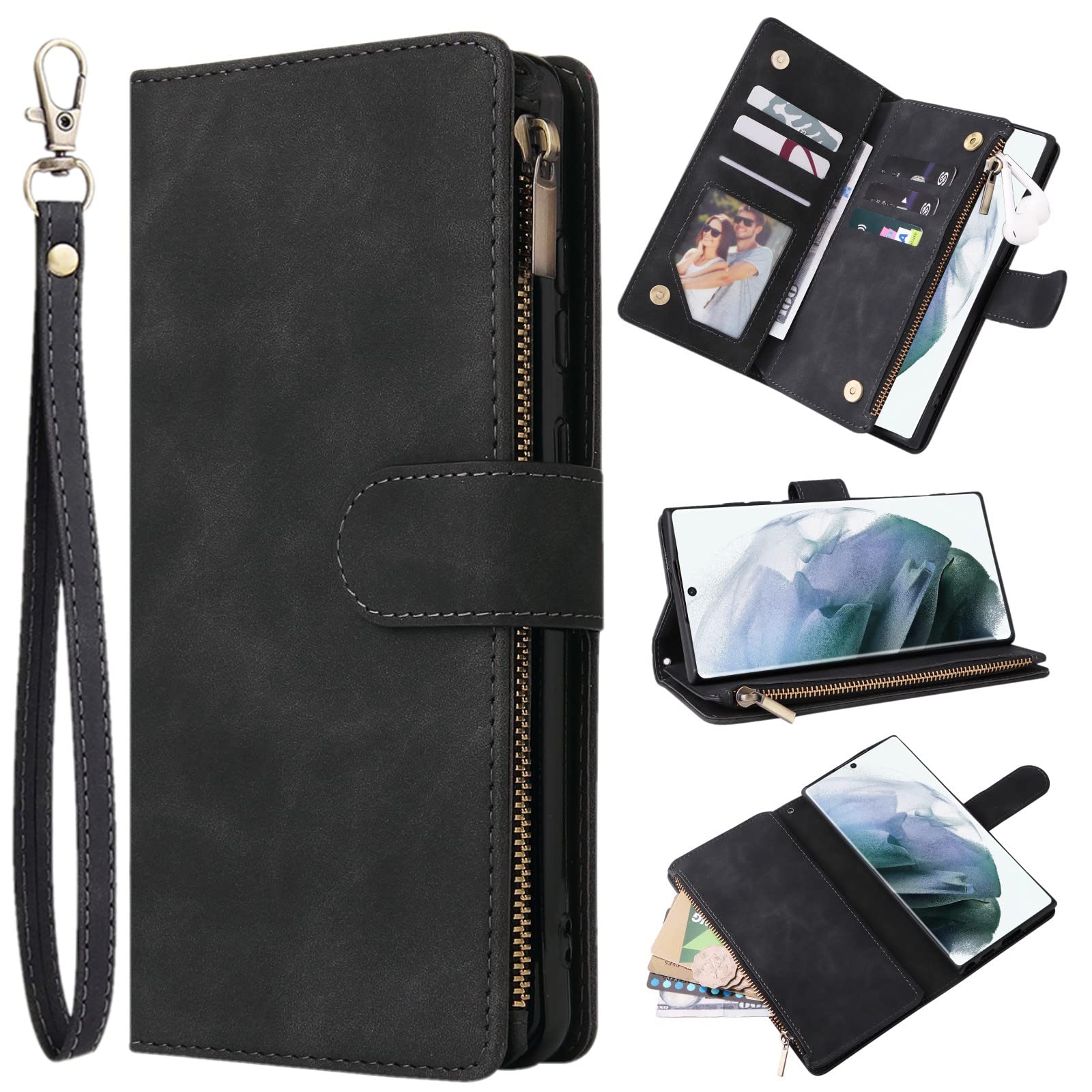 Casinghub Classic Clamshell Wallet Case for iPhone