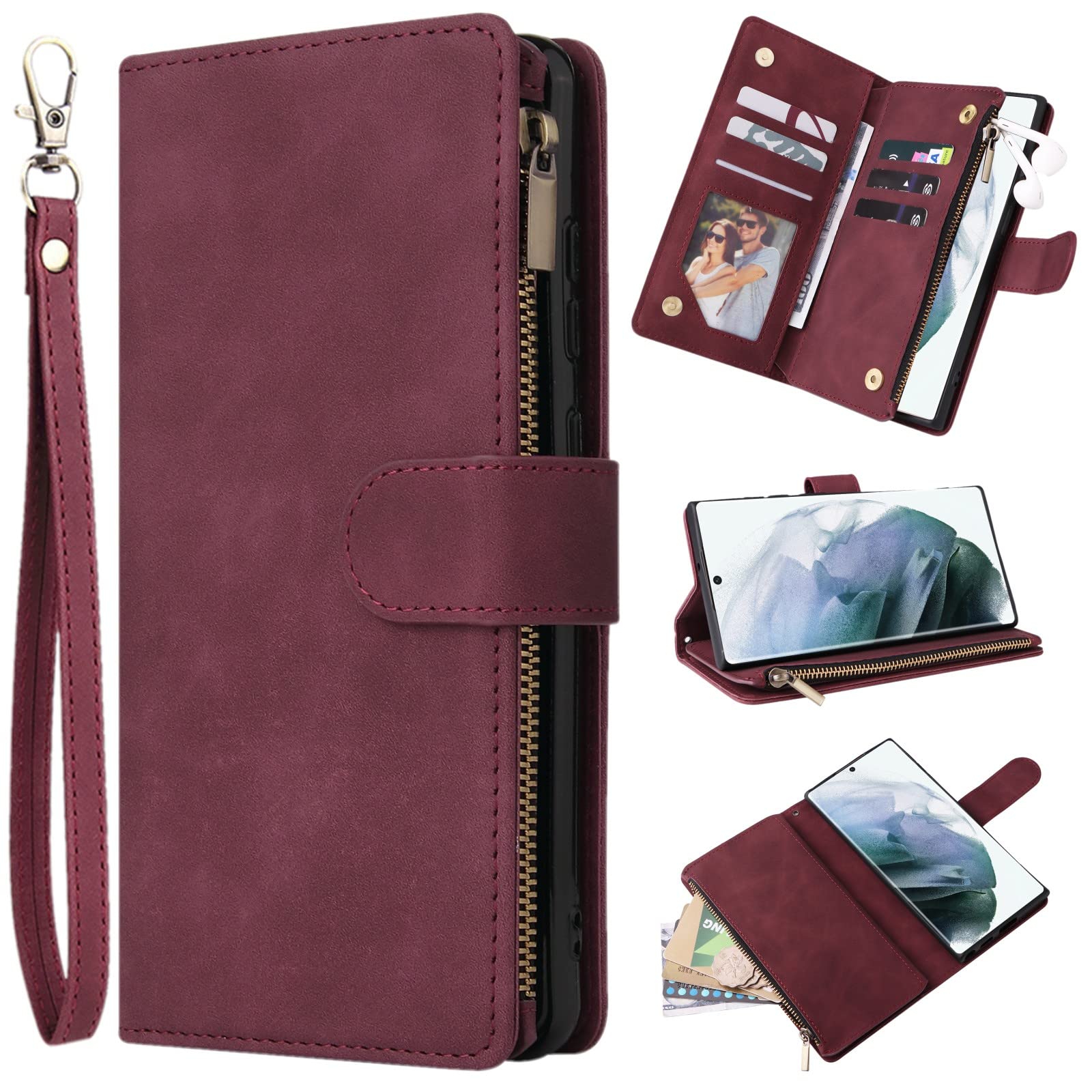 Casinghub Classic Clamshell Wallet Case for iPhone