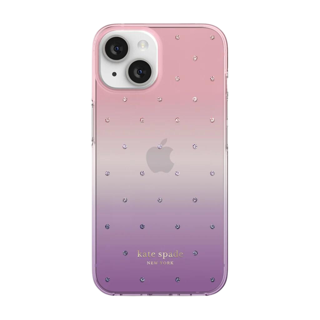 KATE SPADE NEW YORK IPHONE 14/13 HARDSHELL CASE OMBRE PIN DOT