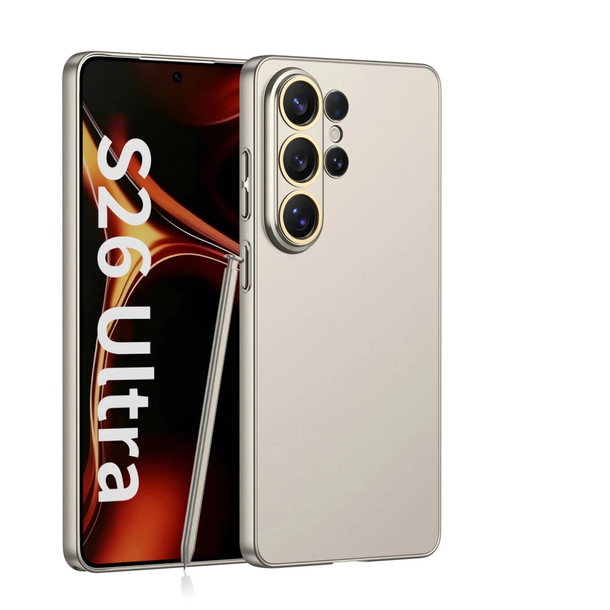 For Samsung Galaxy S26 S25 S24 S23 Ultra Case slim case Camera Protection PC Cover Bag for Lens