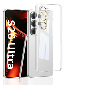 For Samsung Galaxy S26 S25 S24 S23 Ultra Case slim case Camera Protection PC Cover Bag for Lens