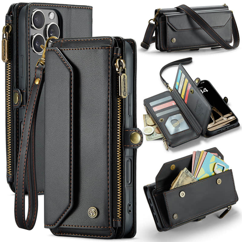 Casinghub Cardholer Zipper Wallet Case for iPhone