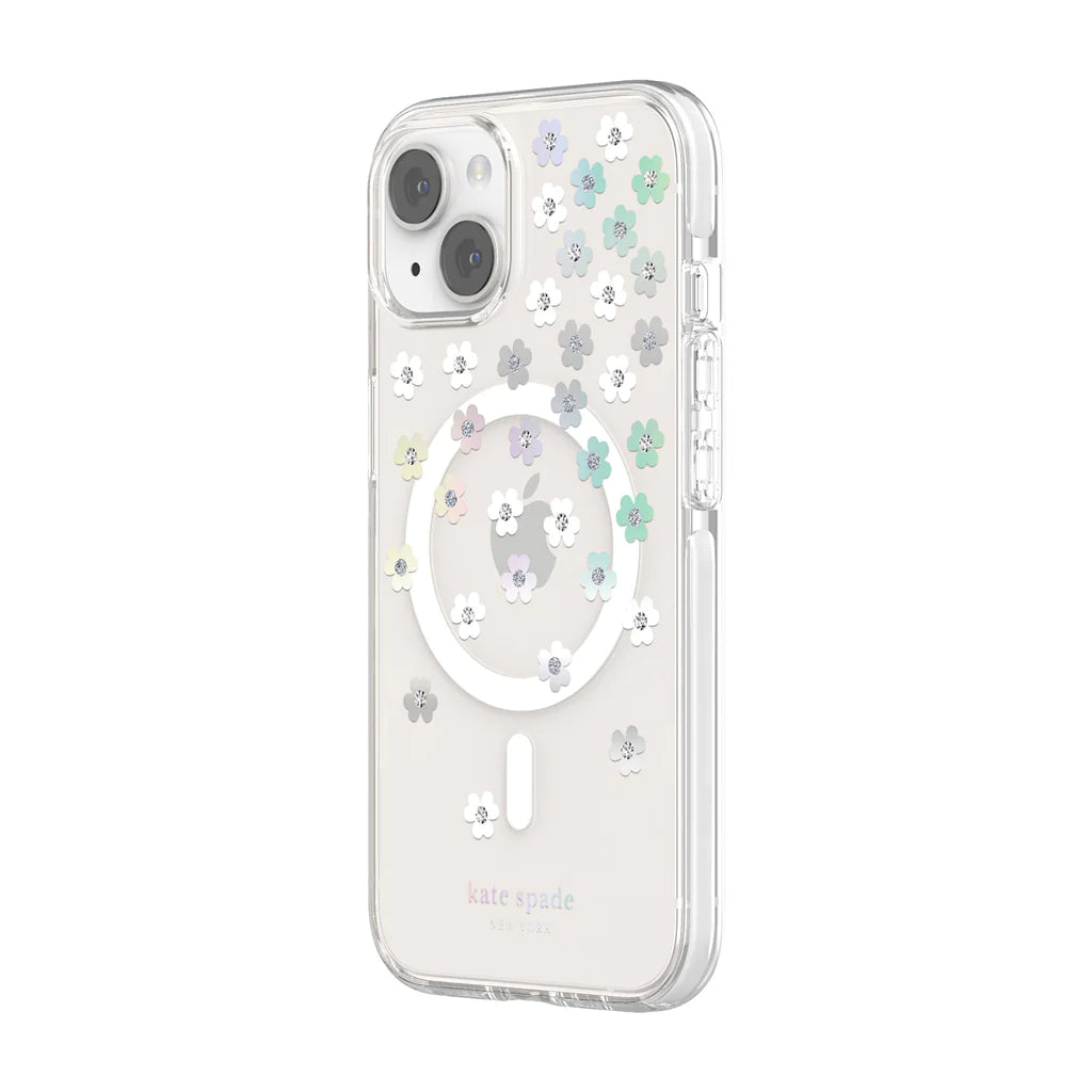 KATE SPADE NEW YORK IPHONE 15 PLUS / 14 PLUS DEFENSIVE HARDSHELL (MS) CASE SCATTERED FLOWERS