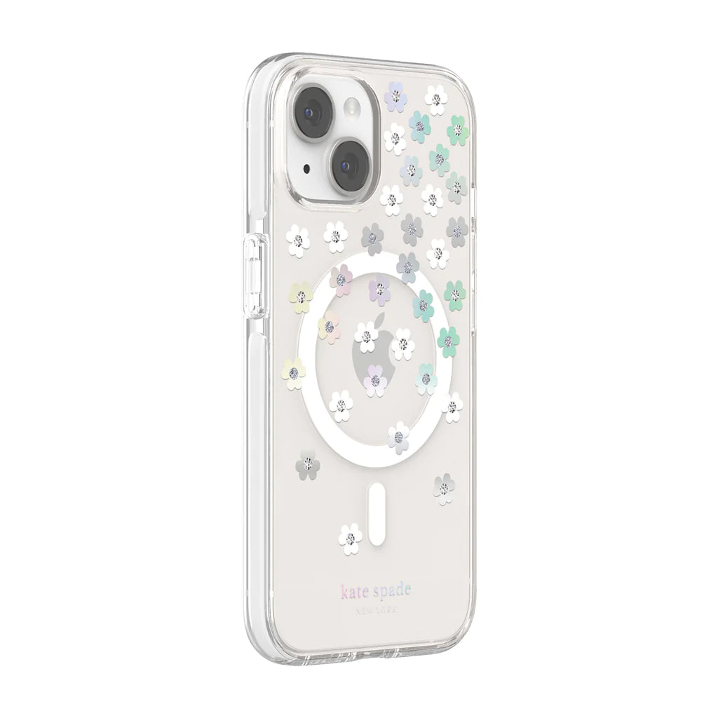 KATE SPADE NEW YORK IPHONE 15 PLUS / 14 PLUS DEFENSIVE HARDSHELL (MS) CASE SCATTERED FLOWERS