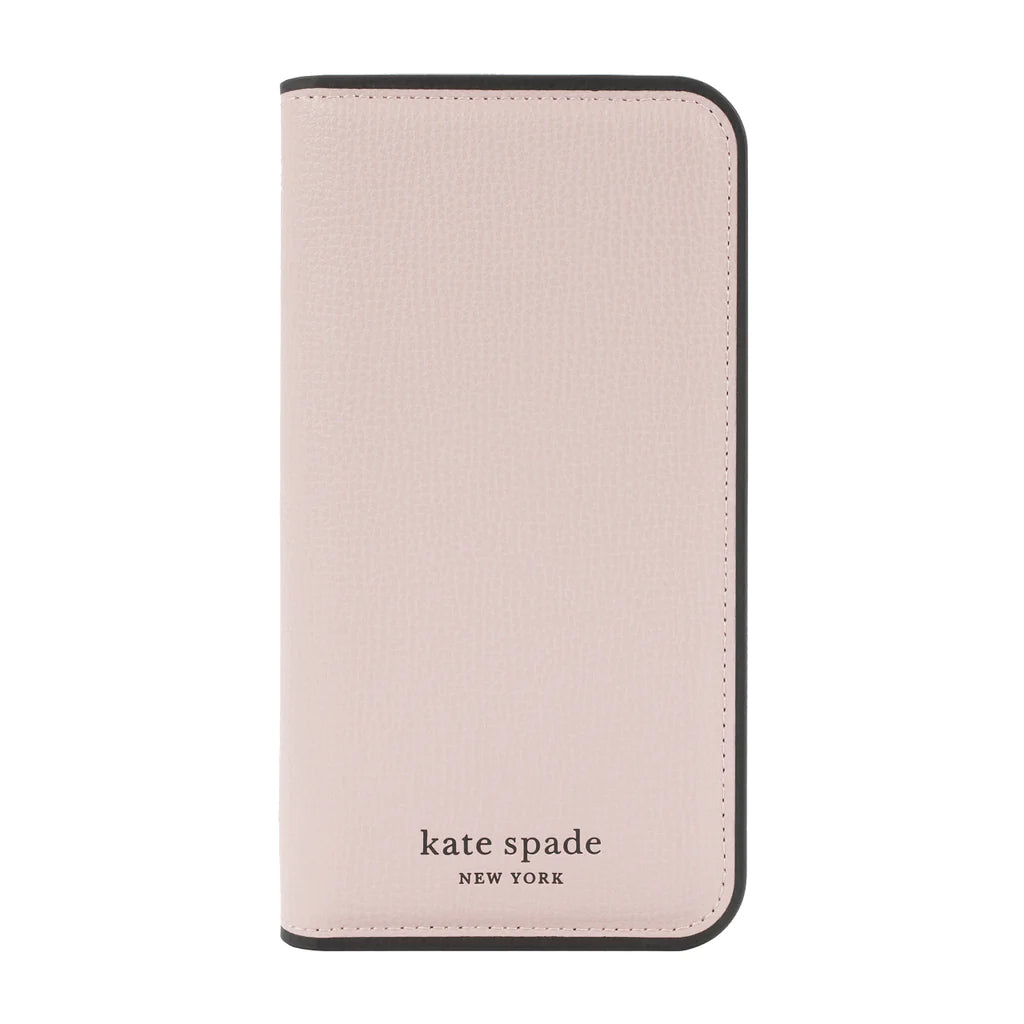 Kate Spade Wrap Folio Case Pale Vellum - iPhone 15 / 14 / 13